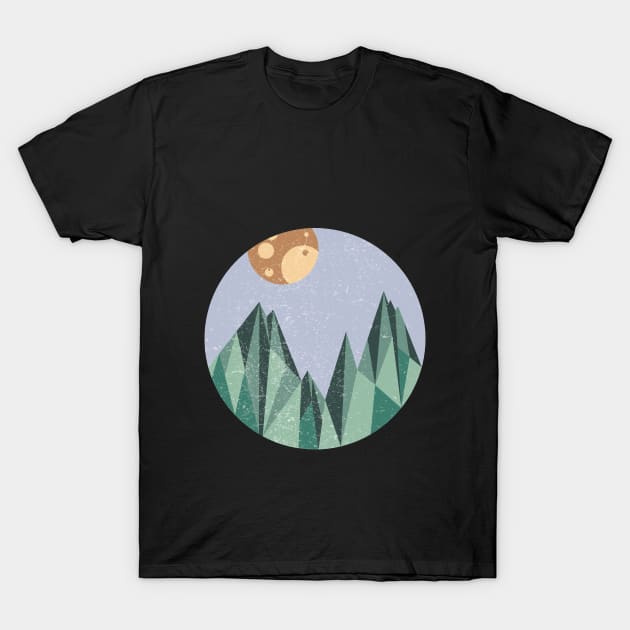 Abstract mountain T-Shirt by PrintablesPassions